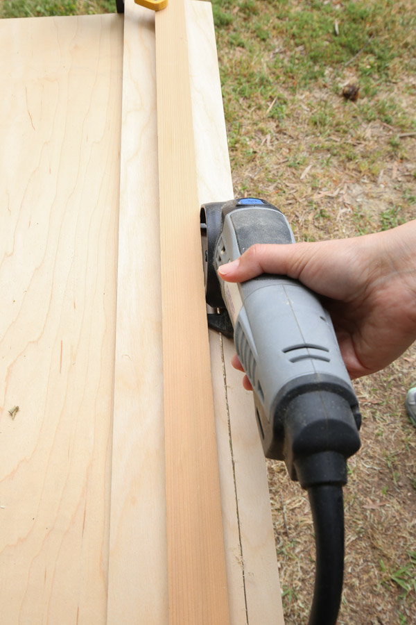 rip cut last wall board to size with a Dremel