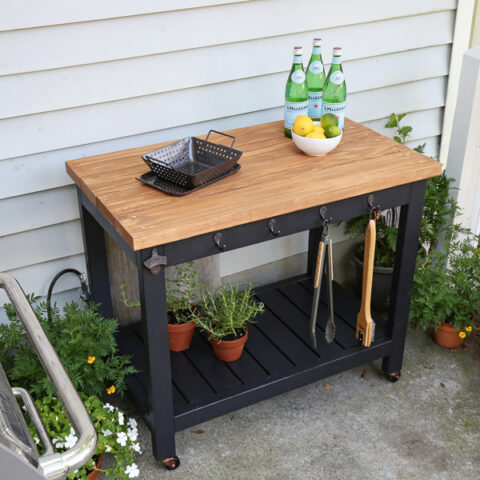 DIY Grill Cart - Angela Marie Made