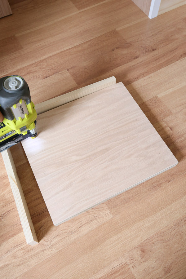 nailing two plywood boards together