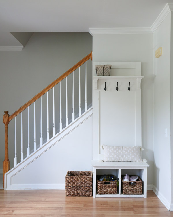 Diy best sale hallway cabinet