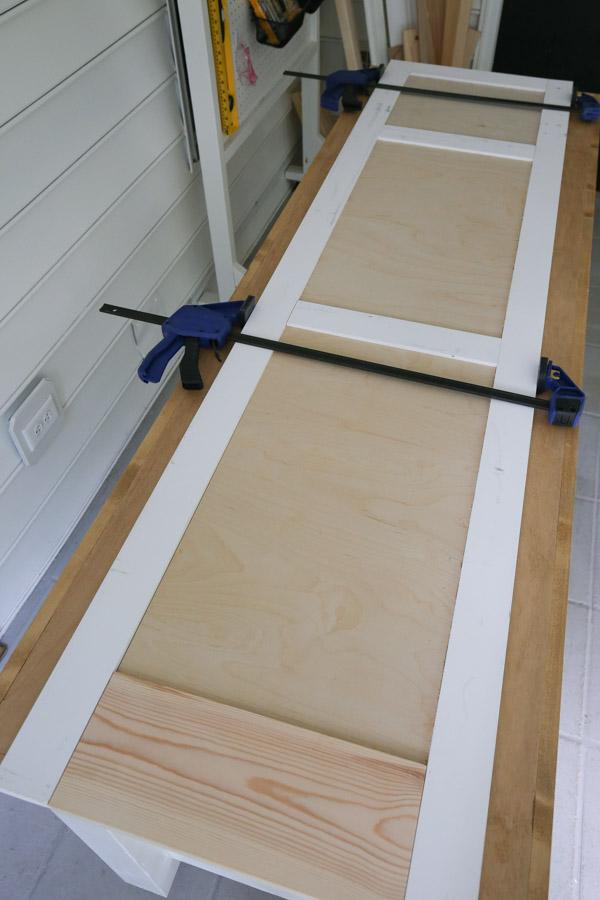 building the diy built in cabinet door frame and testing out plywood cuts