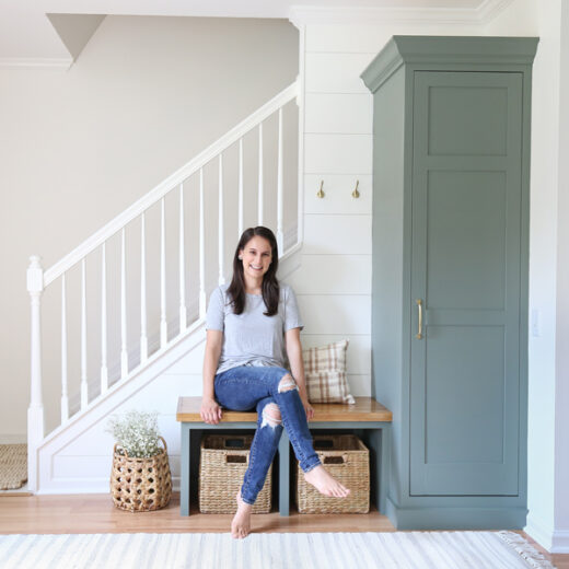 DIY Entryway Makeover on a Budget! - Angela Marie Made