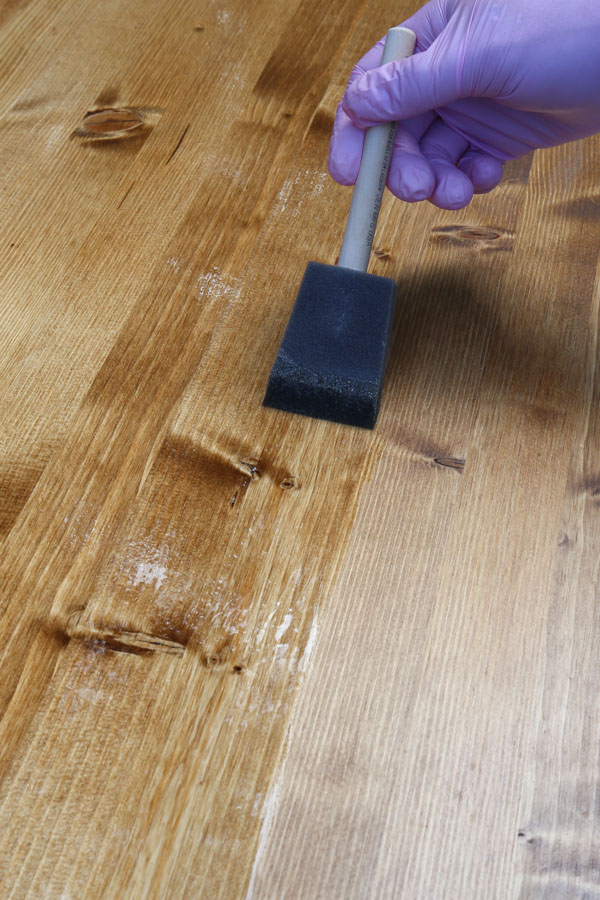 How to Apply Polyurethane to Wood - Angela Marie Made