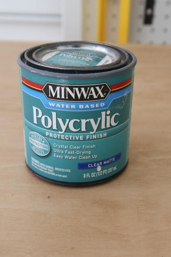 can of minwax water based polyurethane