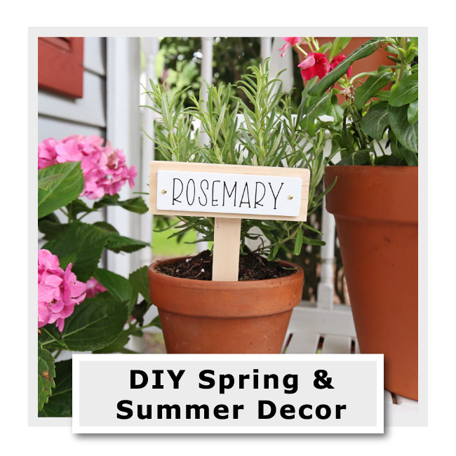 DIY spring decor & DIY summer decor
