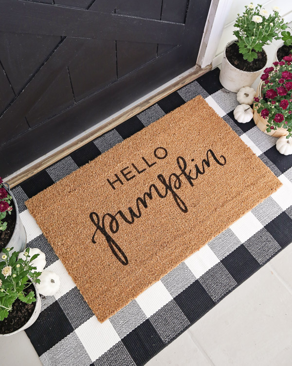 Welcome Buffalo Check Doormat, Hobby Lobby