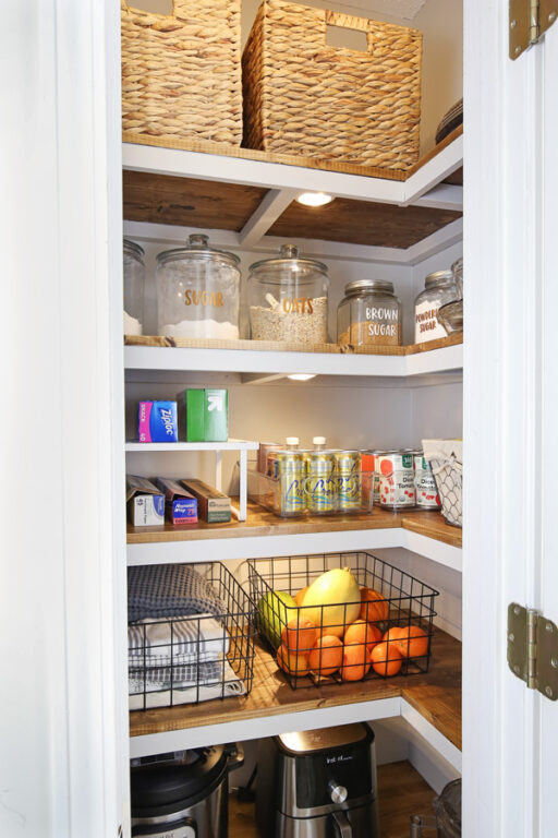 Corner Pantry Organization Makeover Angela Marie Made
