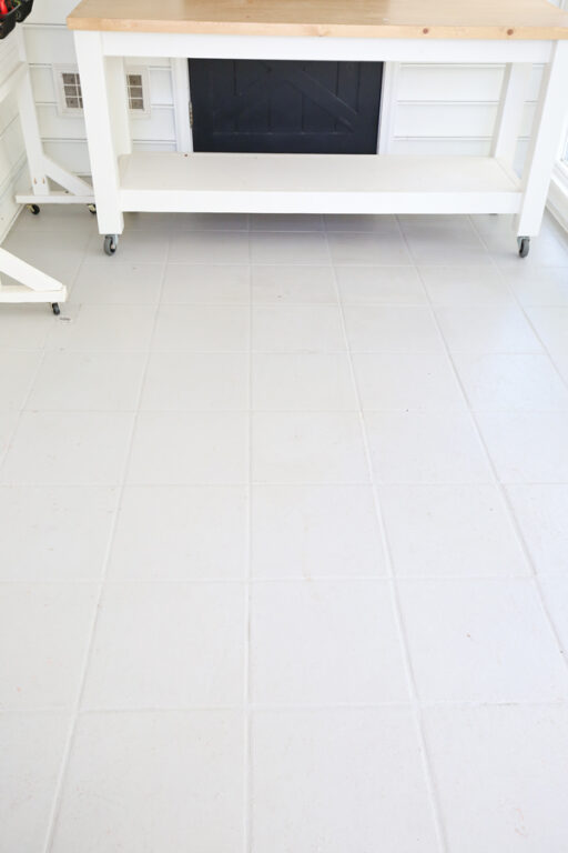 Does Painting Floor Tiles Last? One Year Review Angela Marie Made