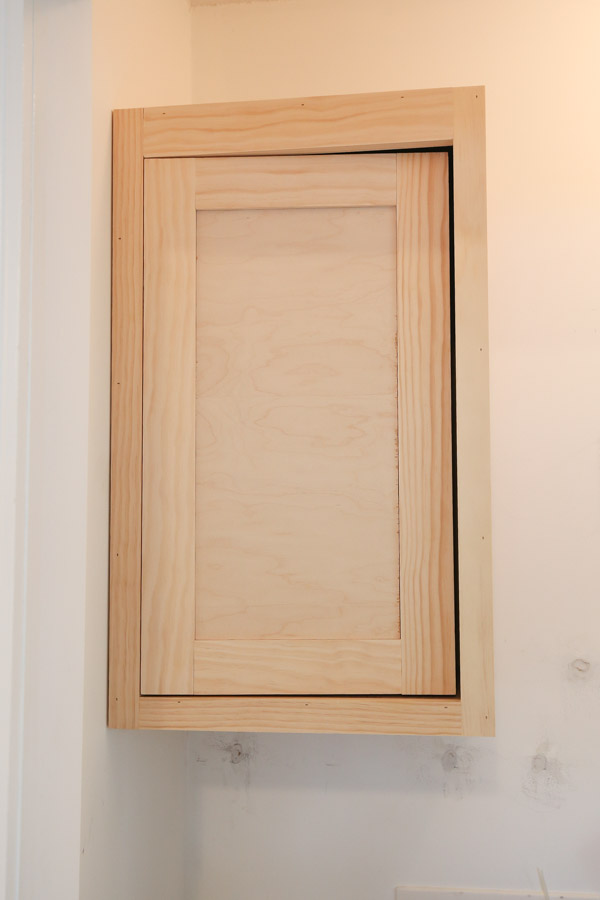 building face frame cabinets with inset doors before hinge adjustment is made