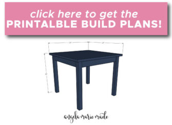 Easiest DIY Kids Table - Angela Marie Made
