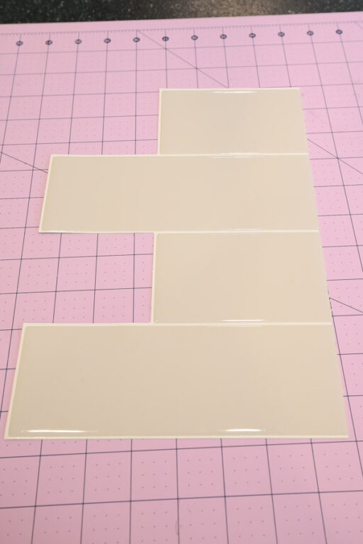 How to Install Peel and Stick Tile Backsplash on a Wall - Angela Marie Made