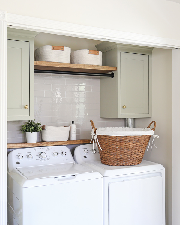 How To Build Laundry Room Shelves DIY Tutorial