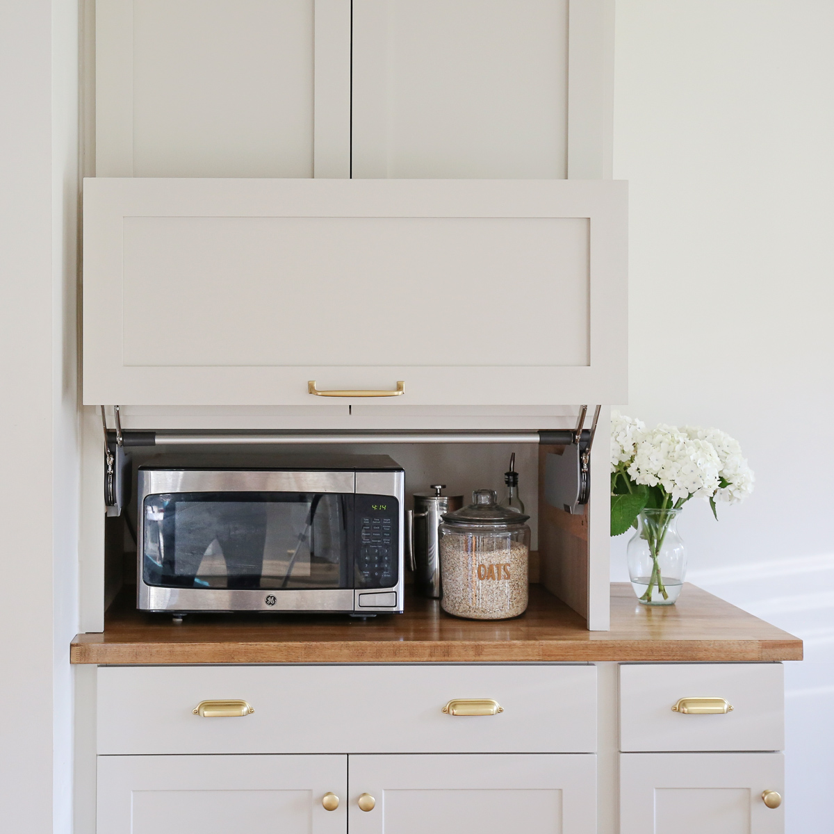 How to Store Small Appliances Inside Kitchen Cabinets - The Homes I Have  Made