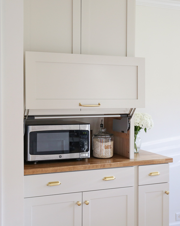 diy microwave cabinet