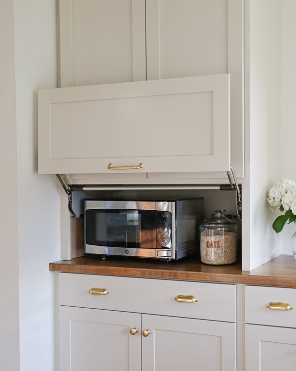 DIY Rolling Kitchen Appliance Storage