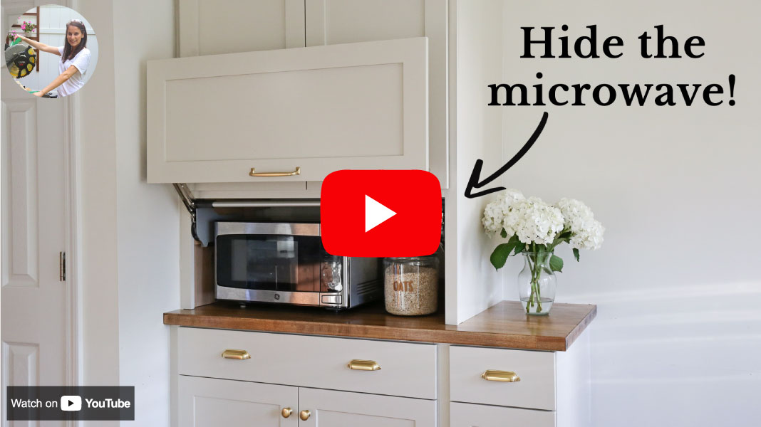 Watch the DIY appliance garage video on YouTube