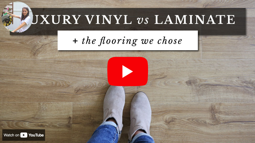 Watch the Luxury Vinyl vs Laminate Flooring Pros and Cons & The Flooring We Chose video on YouTube