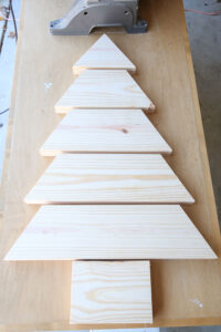 Easy DIY Wooden Christmas Trees - Angela Marie Made