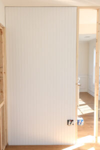Easy DIY Beadboard Wall - Angela Marie Made