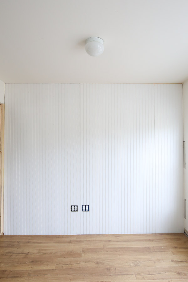 Install bead board walls the easy way (tips to do it on a budget)