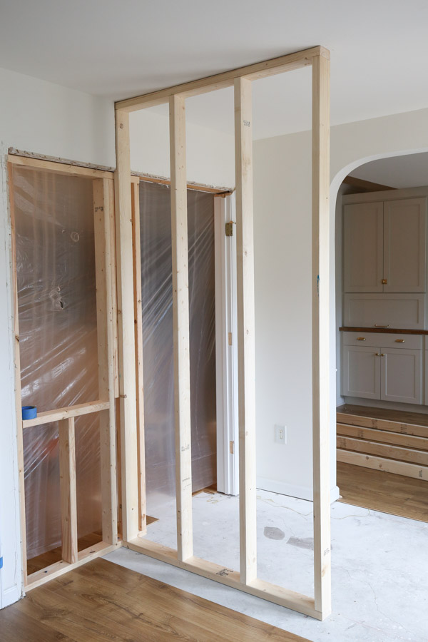 Wiring an existing home through the walls