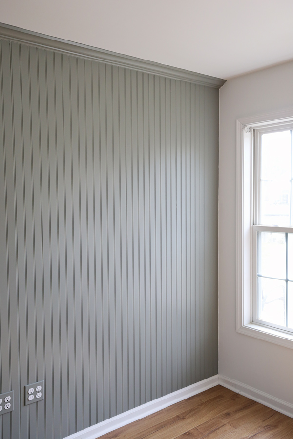 how to install beadboard on a wall