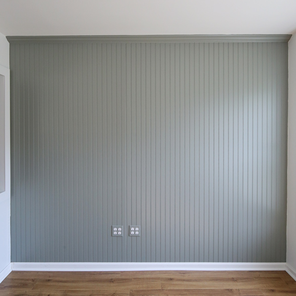 how to install beadboard on a wall