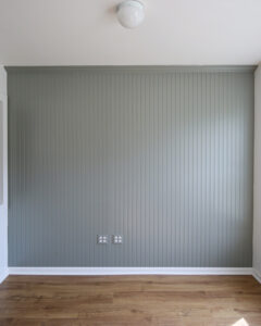 Easy DIY Beadboard Wall - Angela Marie Made
