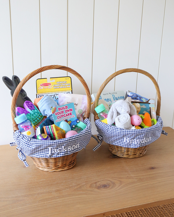 Easter basket ideas for store 8 month old girl