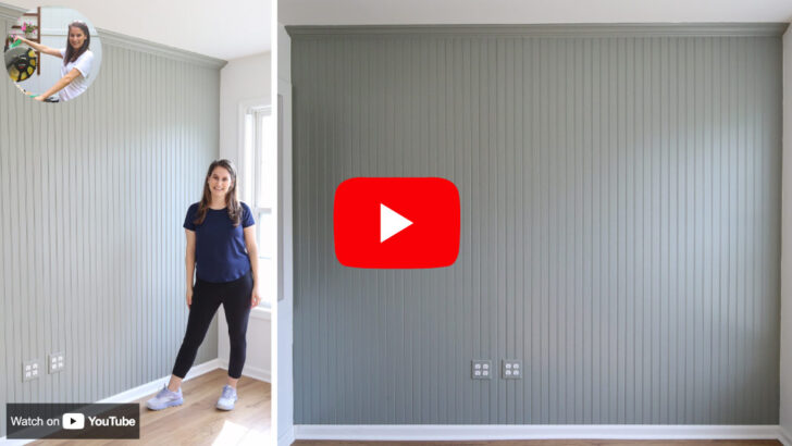 Easy DIY Beadboard Wall - Angela Marie Made