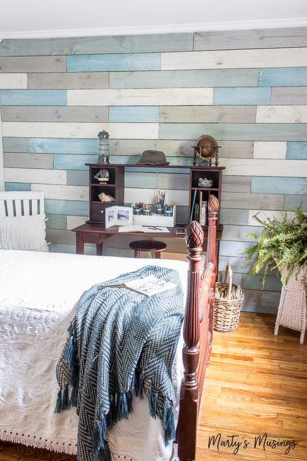 coastal style plank panel look by Marty Musing's