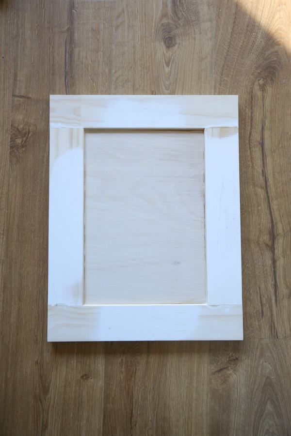 DIY shaker cabinet door constructed with tongue and groove connection for professional DIY cabinet door construction technique