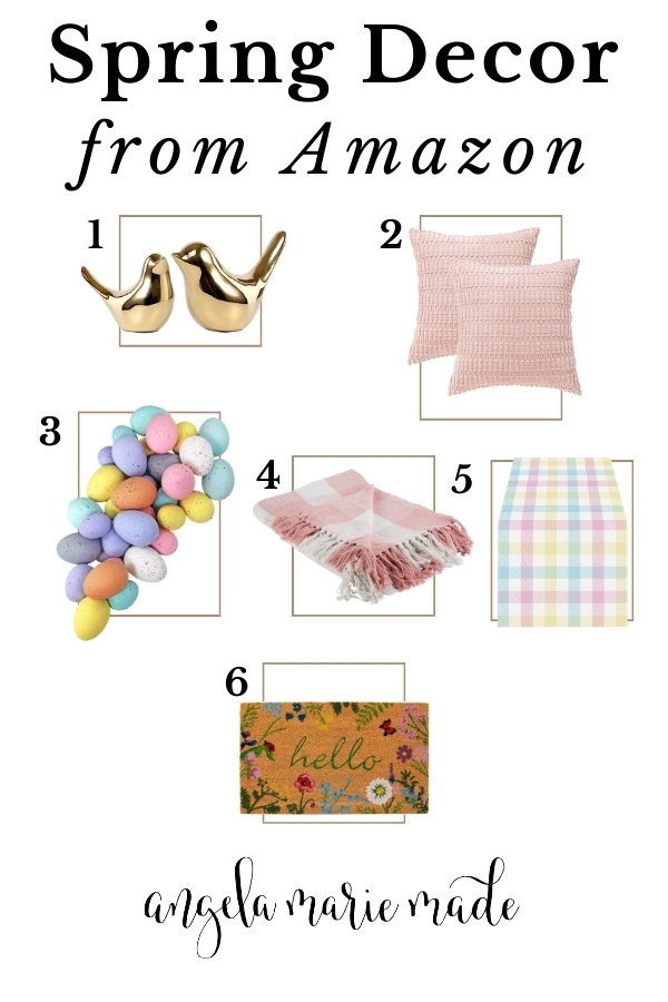 Favorite budget friendly spring decor ideas, Easter decor ideas, and spring finds from Amazon!