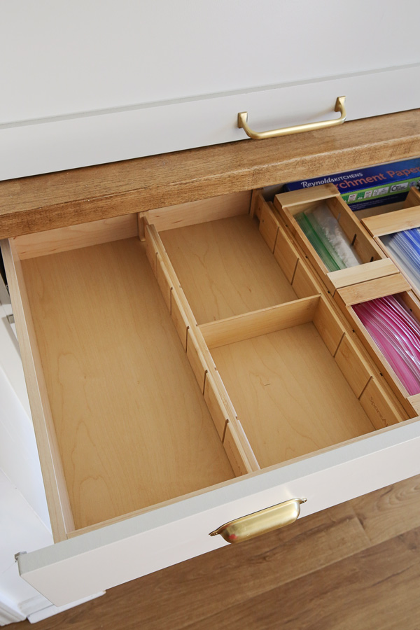 kitchen drawer dividers adjustable in drawer