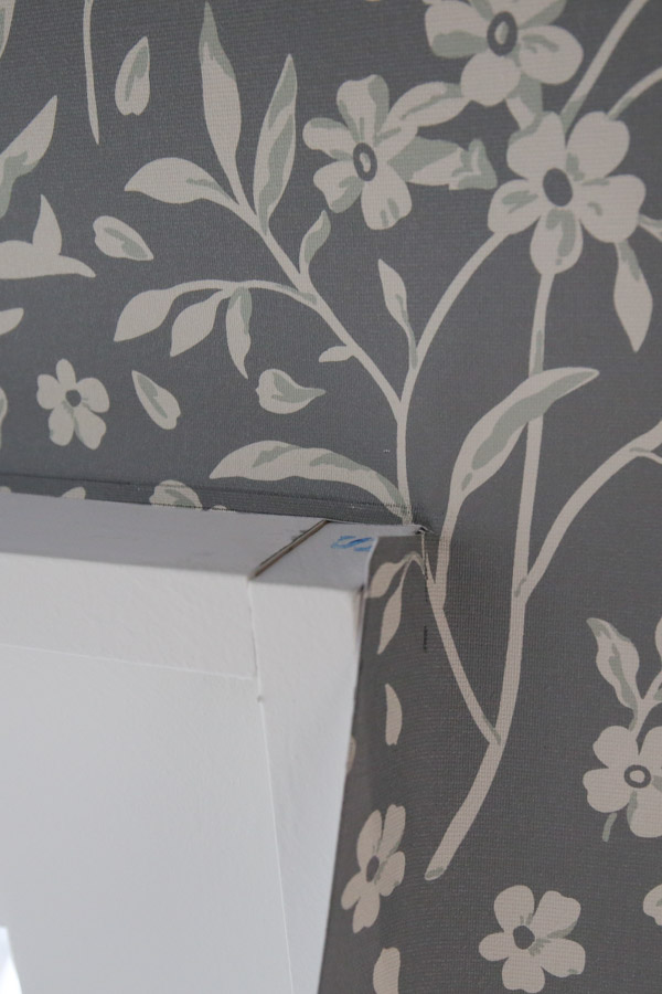 cut slit on wallpaper for how to install peel and stick wallpaper around a window