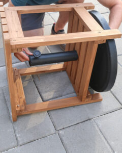 How to Make an Easy DIY Umbrella Stand Side Table - Angela Marie Made