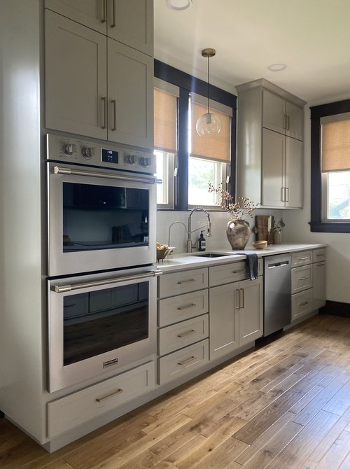 7 Beautiful Grey Kitchen Cabinet Paint Colors - Angela Marie Made