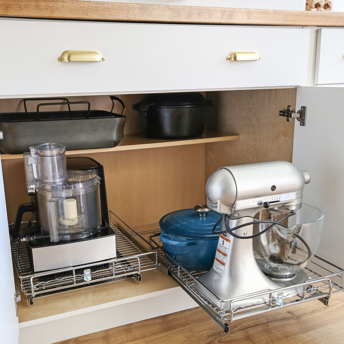 kitchen cabinet organizers pull out from wayfair