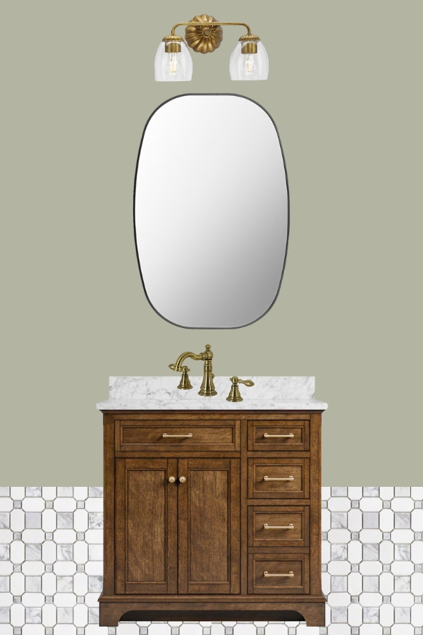 bathroom makeover mood board option