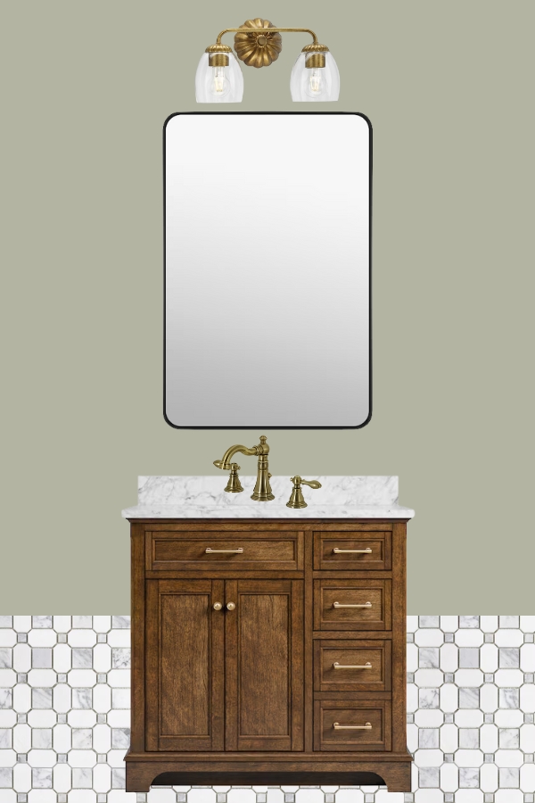 bathroom makeover mood board option