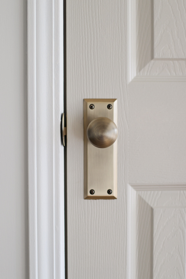 vintage antique brass door knob