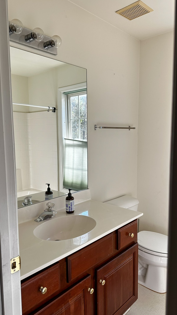 before photo of bathroom