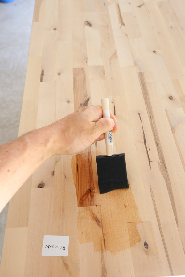 sealing butcher block countertops with sealcoat