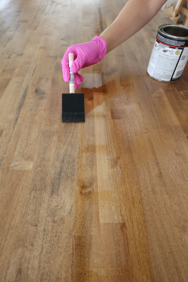 sealing butcher block countertops with polyurethane and best polyurethane for butcher block countertops