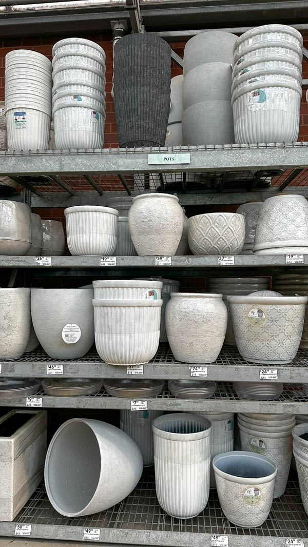 Lowe's planters