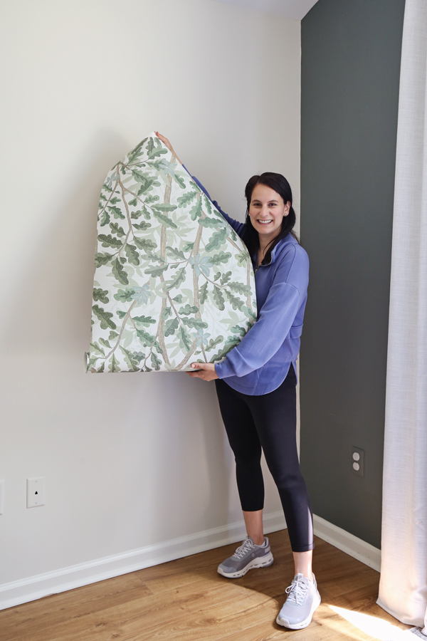 holding woodland tree peel and stick wallpaper