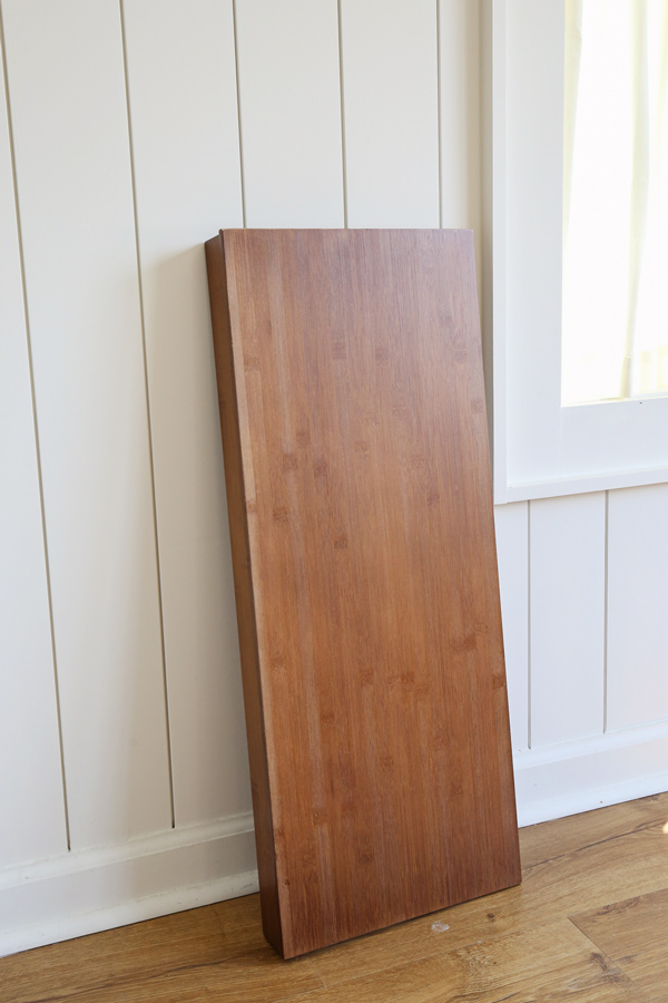 Wood Wire Shelf Cover before installing