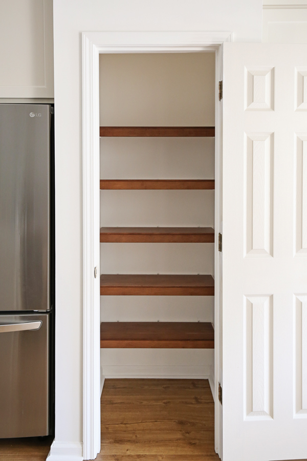 Wood Wire Shelf Covers for your Pantry or Closet.