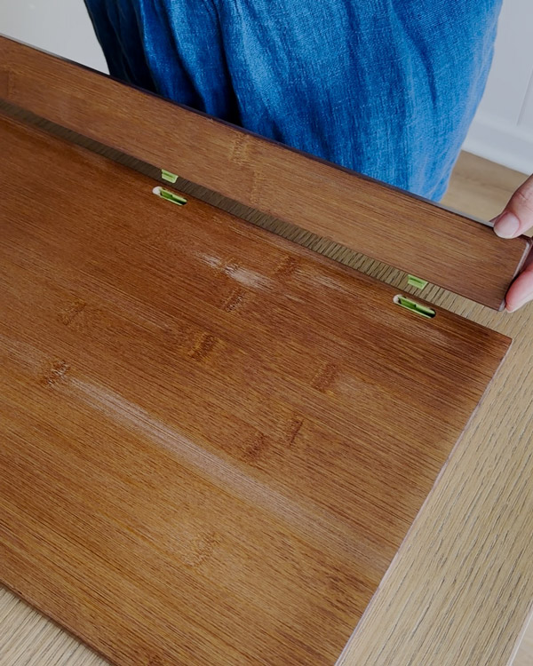 installing Wood Wire Shelf Covers