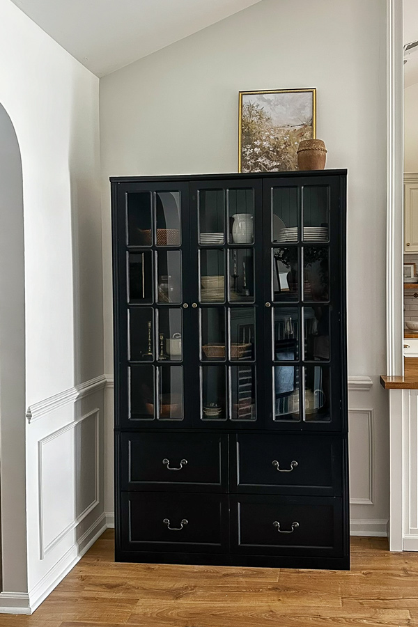 Amazon storage cabinet with glass doors